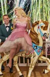 Fifties Prom Wedding with a Homemade Pink Wedding Dress! (62)