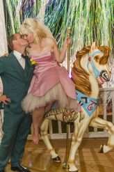 Fifties Prom Wedding with a Homemade Pink Wedding Dress! (63)