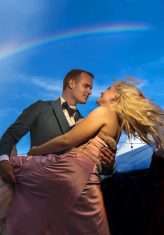 Fifties Prom Wedding with a Homemade Pink Wedding Dress! (69)