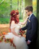Autumnal Wedding Woodland Fairy Bride (24)