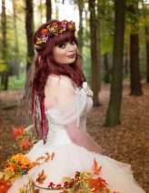 Autumnal Wedding Woodland Fairy Bride (31)