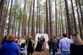 Budget-Friendly Forest Wedding with their Reception at Home (6)