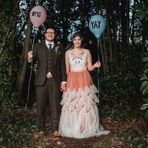 Marie Antoinette Meets Tim Burton Wedding with Lots & Lots of Balloons! (38)