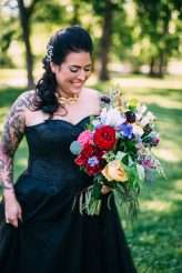 Moto Museum Wedding with the Bride in Black (11)