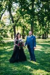 Moto Museum Wedding with the Bride in Black (18)