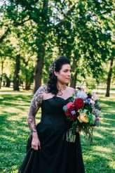 Moto Museum Wedding with the Bride in Black (8)