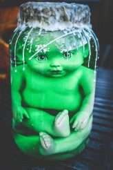 Skulls, Creepy Dolls & A Kick-Ass Halloween Wedding Party! (18)