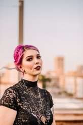 Subtly Halloween Inspired Rooftop Shoot (22)
