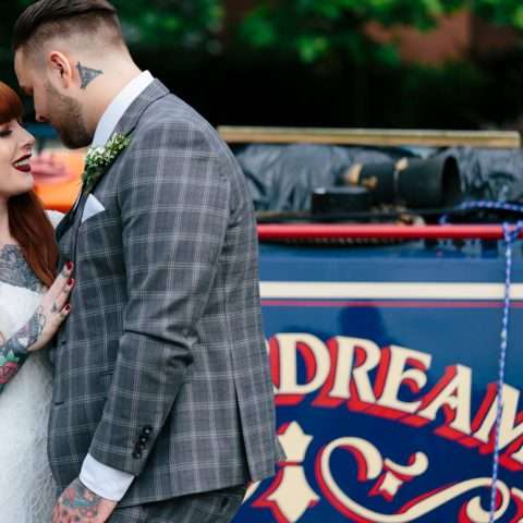 Super Pretty Rustic Wedding for a Heavily Tattooed Couple# (32)