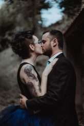 Geeky Five-Year Anniversary Vow Renewal in a French Convent (10)