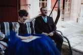 Geeky Five-Year Anniversary Vow Renewal in a French Convent (37)