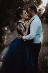 Geeky Five-Year Anniversary Vow Renewal in a French Convent (65)