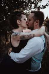 Geeky Five-Year Anniversary Vow Renewal in a French Convent (66)