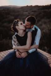 Geeky Five-Year Anniversary Vow Renewal in a French Convent (78)