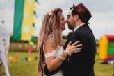 Mini-Glastonbury Bohemian Festival Wedding (50)
