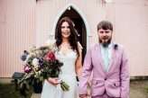 Wes Anderson Inspired Wedding in a Pink Tin Chapel (19)