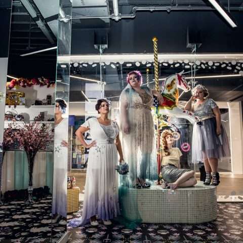 Body Positive Bridal Shoot with Sparkles, Glitter & Irregular Choice (1)