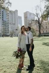 Eclectic & Relaxed Vegan Pub Party Wedding (18)