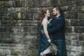 Eco & Ethical Quaker Wedding with the Bride in a Tartan Wedding Dress! (14)