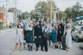 Eco & Ethical Quaker Wedding with the Bride in a Tartan Wedding Dress! (35)