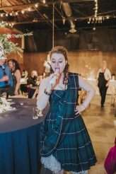 Eco & Ethical Quaker Wedding with the Bride in a Tartan Wedding Dress! (56)