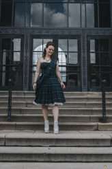 Eco & Ethical Quaker Wedding with the Bride in a Tartan Wedding Dress! (8)