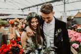 Industrial and Botanical Green House Wedding (43)