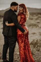 Intimate & Sparkly Desert Vow Renewal (13)