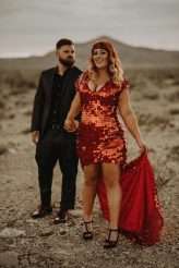Intimate & Sparkly Desert Vow Renewal (16)