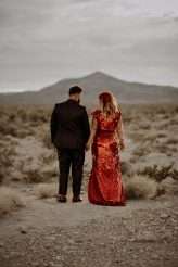 Intimate & Sparkly Desert Vow Renewal (5)