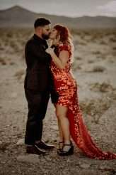 Intimate & Sparkly Desert Vow Renewal (7)