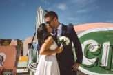 Intimate Wedding at The Las Vegas Neon Boneyard & a Bride with a Broken Wrist! (22)
