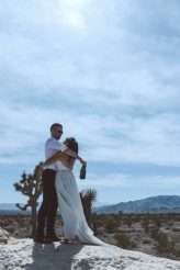 Intimate Wedding at The Las Vegas Neon Boneyard & a Bride with a Broken Wrist! (42)