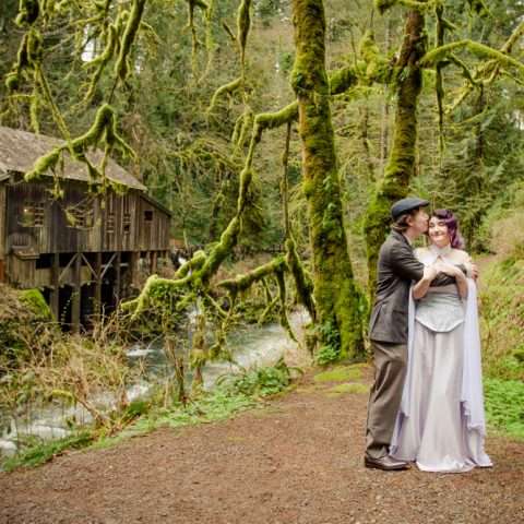 Low Stress Woodland Fantasy Wedding for Under $2500 (9)