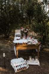 Tuscan Pool Party Wedding With Frida Kahlo Bride & All the Guests in White (40)