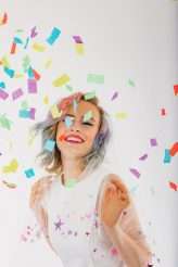 n Roll Bride Confetti Shoot