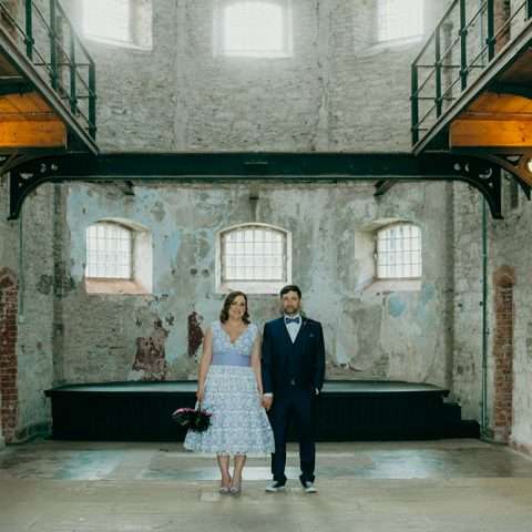 Day of the Dead meets Rock n Roll Wedding in a Jail! (40)