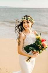 Minimalist & Tropical Maui Beach Wedding (39)