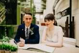 Retro Inspired Steam Railway Museum Wedding (26)