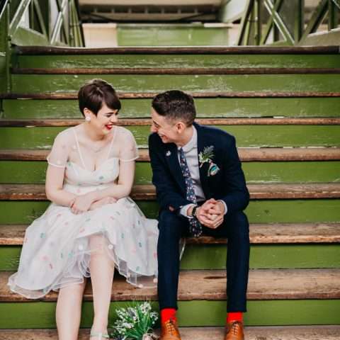 Retro Inspired Steam Railway Museum Wedding (32)