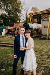 Retro Inspired Steam Railway Museum Wedding (37)