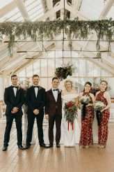 Classic Hollywood Wedding in a Botanical Garden With a Blonde Bombshell Bride (19)