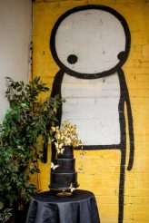 Dark Botanical Wedding at Islington Metal Works (30)