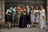 Dark Botanical Wedding at Islington Metal Works (46)