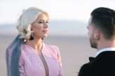 Dry Lake Bed Las Vegas Elopement with the Bride in Pink (56)