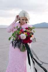 Dry Lake Bed Las Vegas Elopement with the Bride in Pink (67)