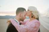 Dry Lake Bed Las Vegas Elopement with the Bride in Pink (94)