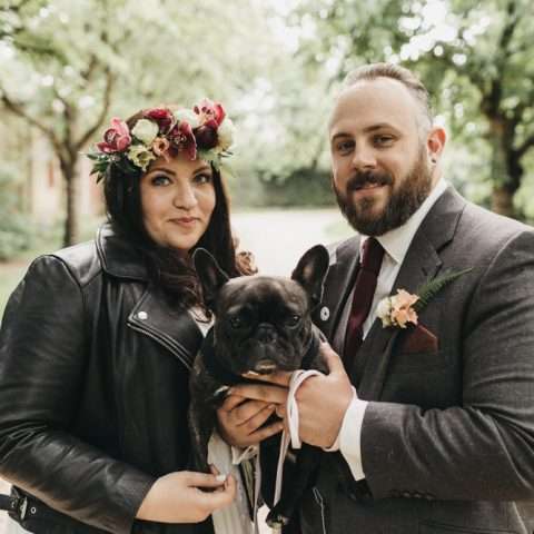 Farm Wedding with Piglets, Their French Bulldog & Lots of Rum! (39)