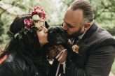 Farm Wedding with Piglets, Their French Bulldog & Lots of Rum! (41)