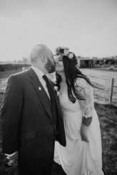 Farm Wedding with Piglets, Their French Bulldog & Lots of Rum! (52)